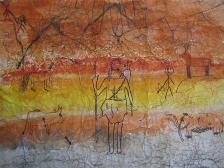 Schuelerarbeit aus dem Kunst- und Werkunterricht